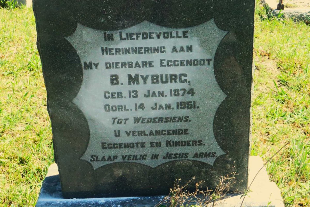 MYBURG B. 1874-1951