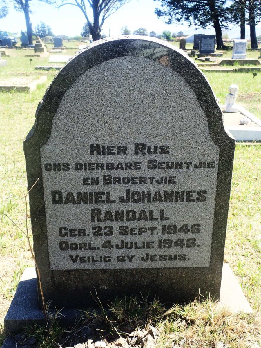 RANDALL Daniel Johannes 1946-1948