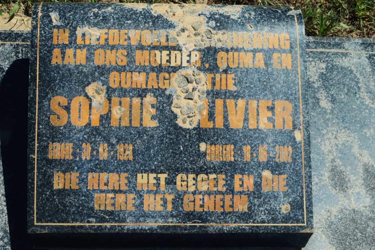 OLIVIER Sophie 1923-2002