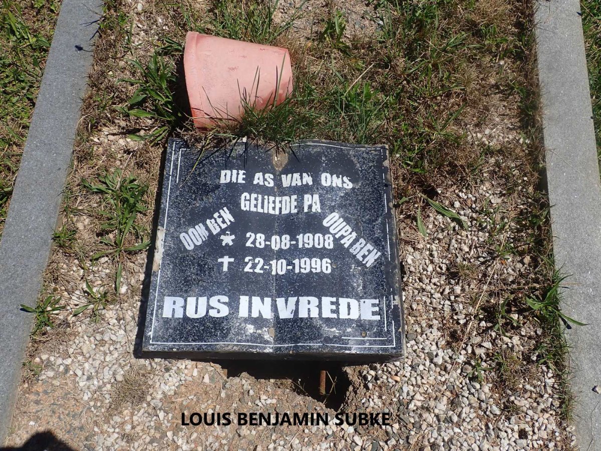 SUBKE Louis Benjamin 1908-1996