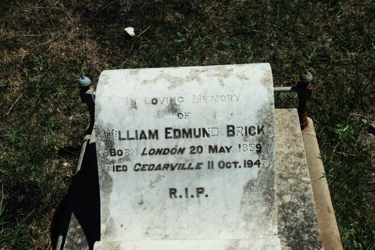 BRICK William Edmund 1859-1940 &amp; Ellen Sophia SCOTT 1871-1955