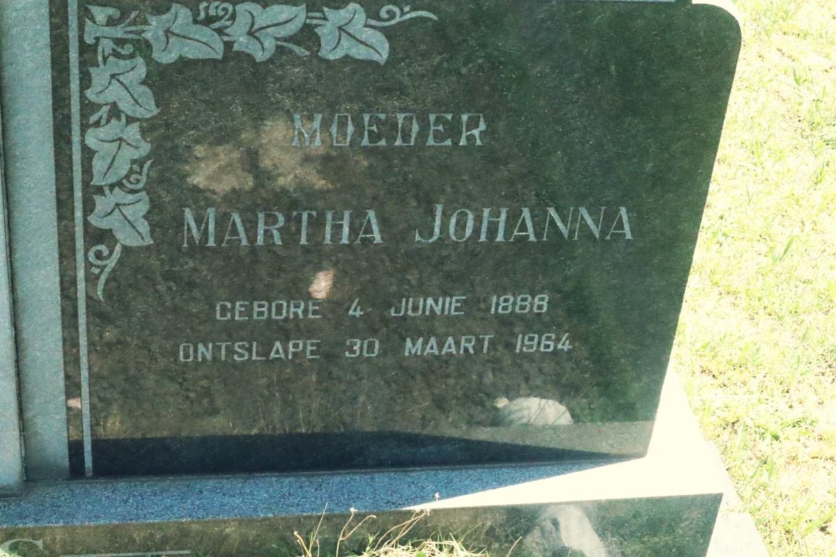 MAARTENS Mathys Daniel 1886-1964 &amp; Martha Johanna 1888-1964