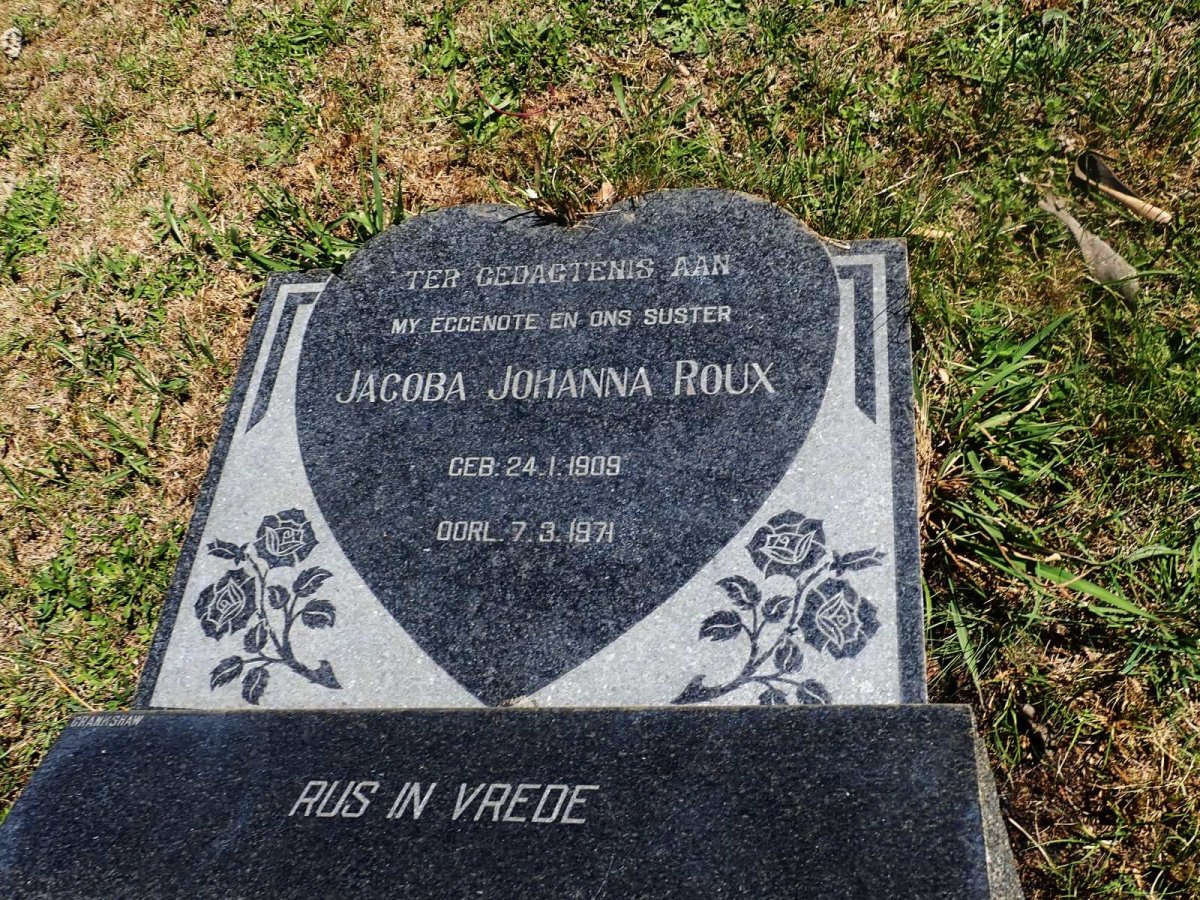 ROUX Jacoba Johanna 1909-1971