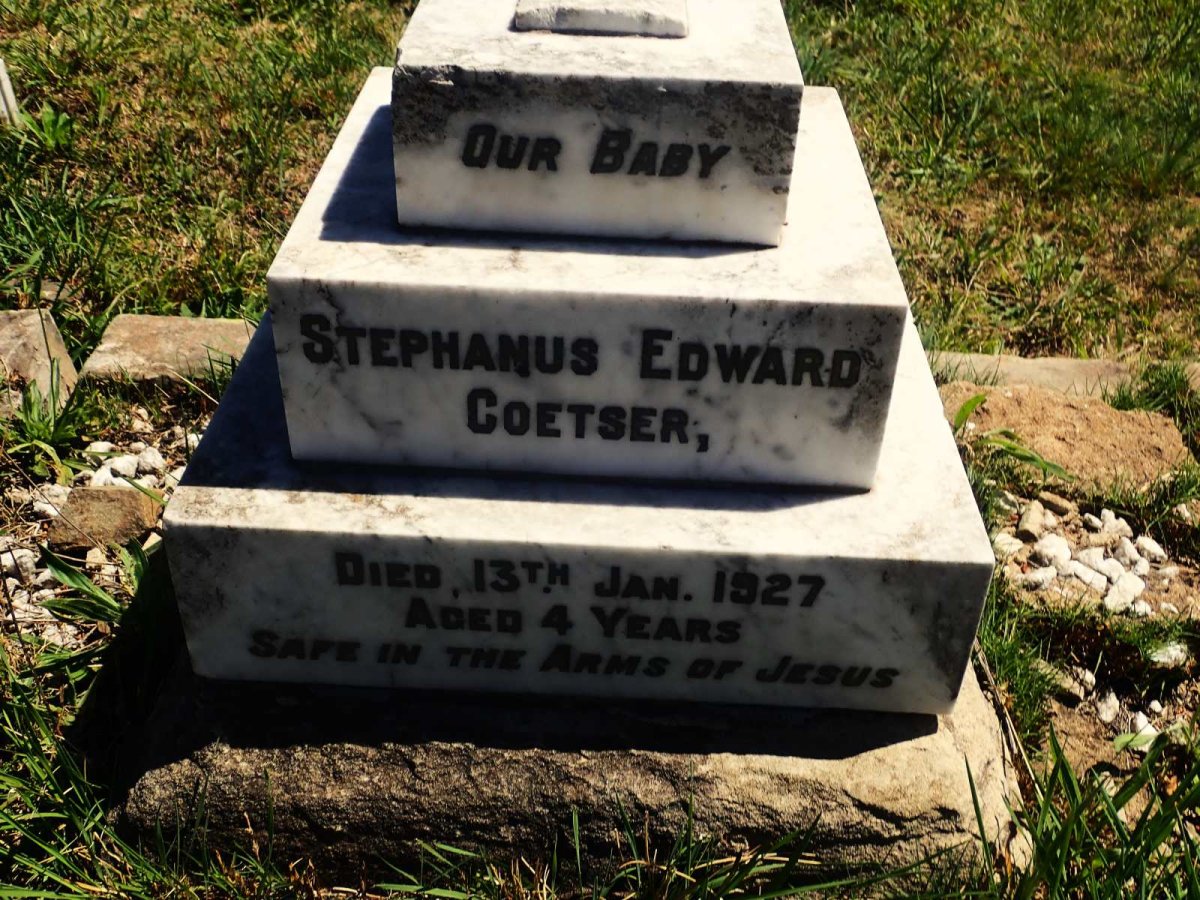 COETSER Stephanus Edward -1927