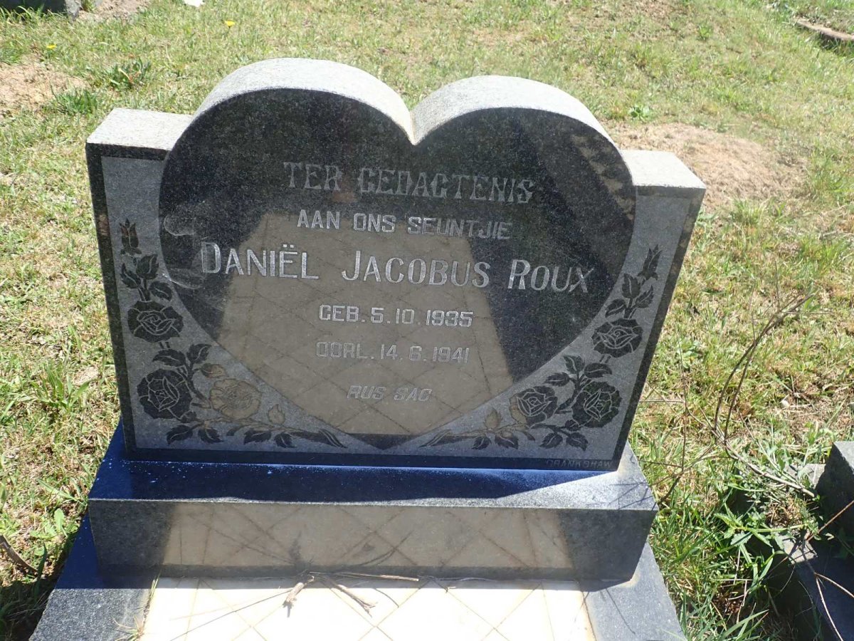 ROUX Daniël Jacobus 1935-1941