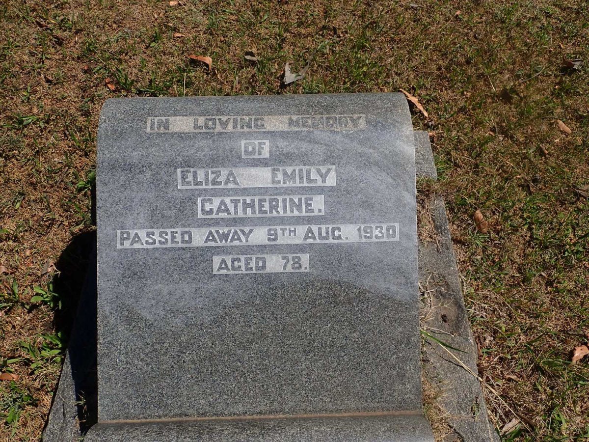 ? Eliza Emily Catherine -1930