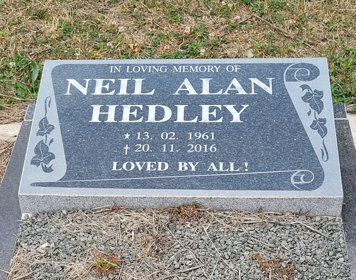 HEDLEY Neil Alan 1961-2016