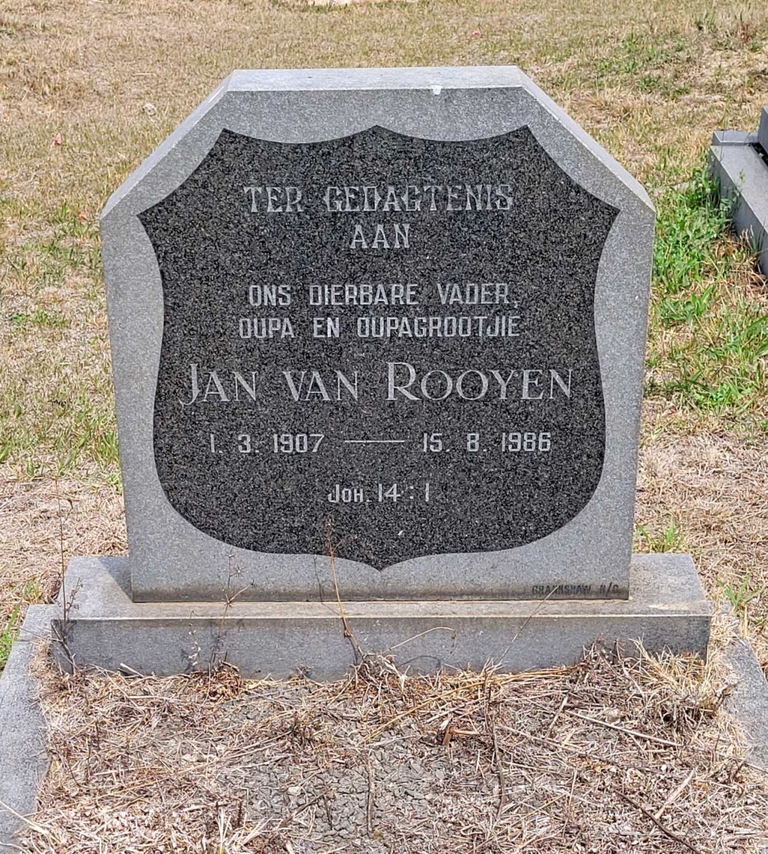 ROOYEN Jan, van 1907-1986