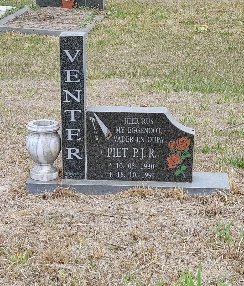 VENTER P.J.R. 1930-1994