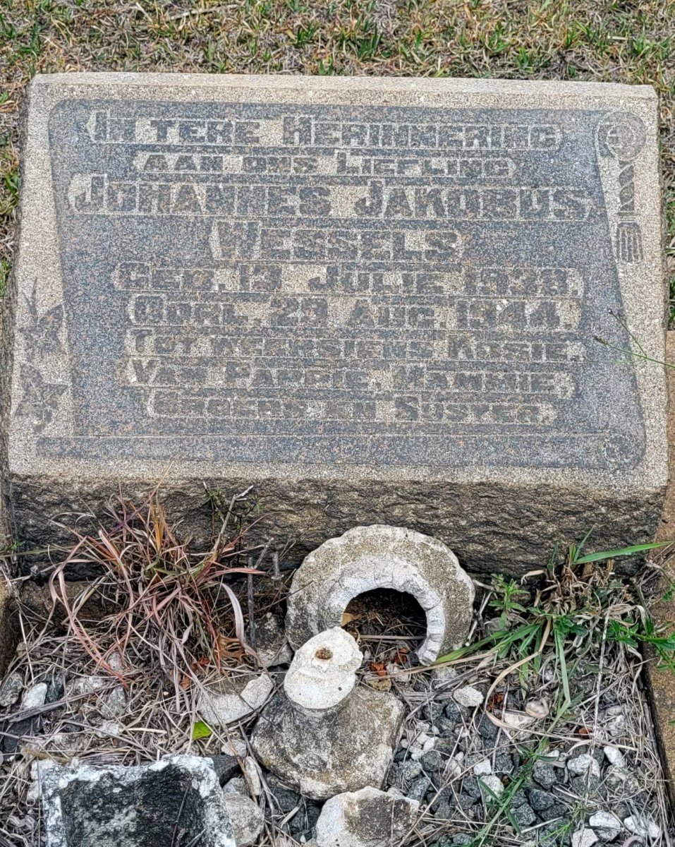 WESSELS Johannes Jakobus 1938-1944