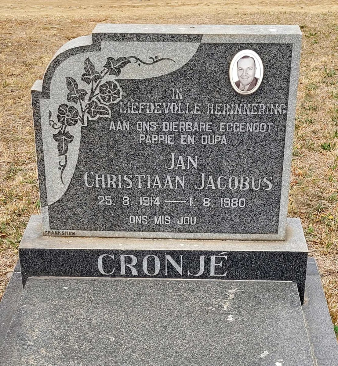 CRONJÉ Jan Christiaan Jacobus 1914-1980