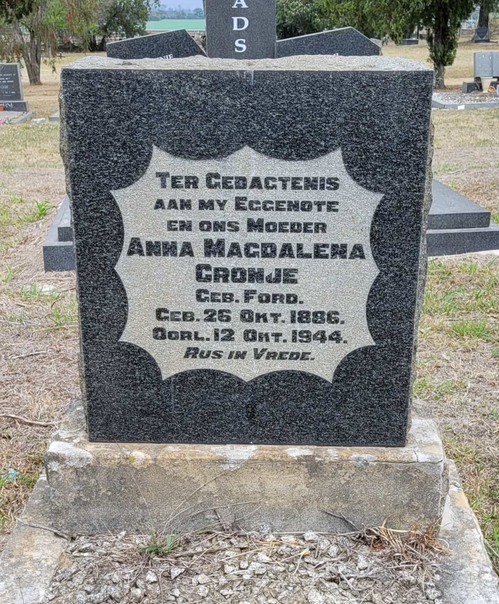 CRONJE Anna Magdalena 1886-1944