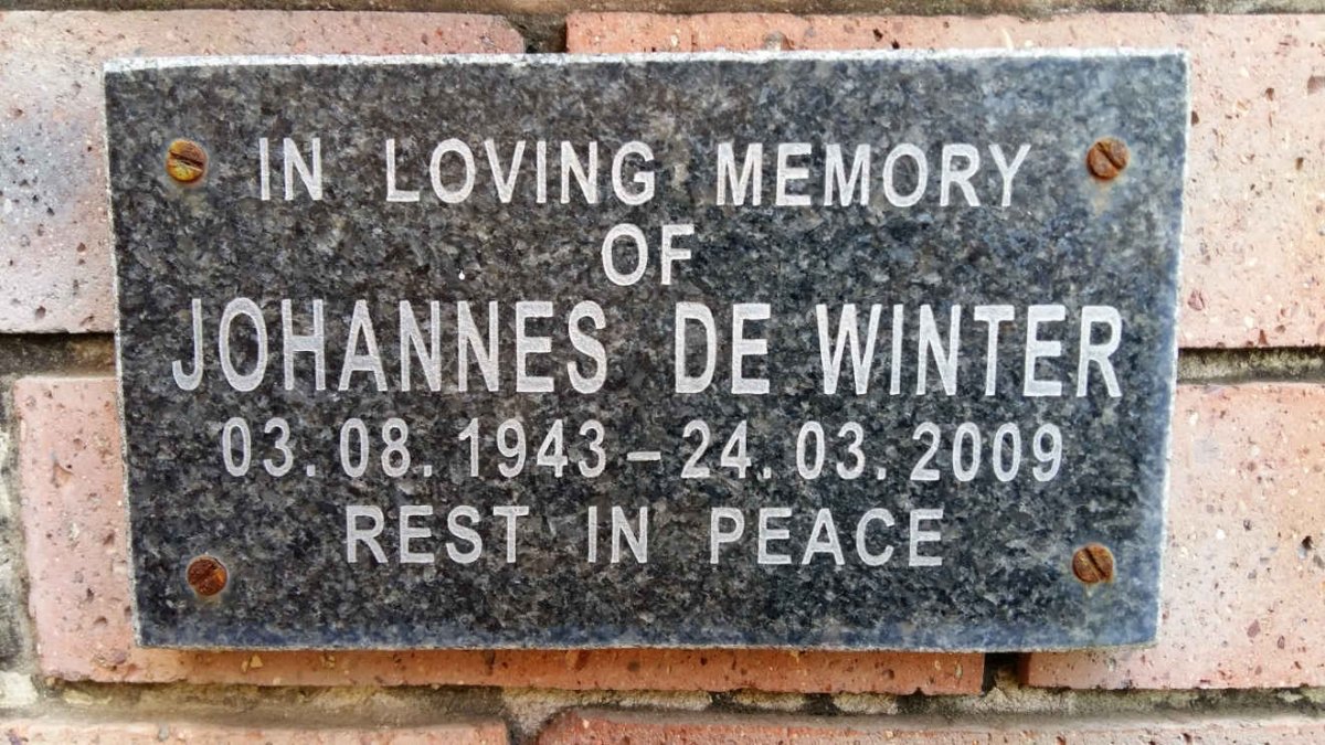 WINTER Johannes, de 1943-2009