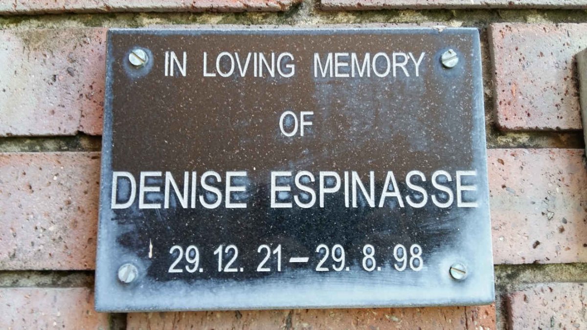 ESPINASSE Denise 1921-1998
