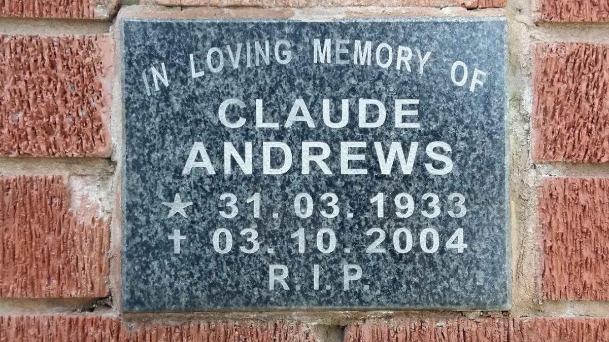 ANDREWS Claude 1933-2004
