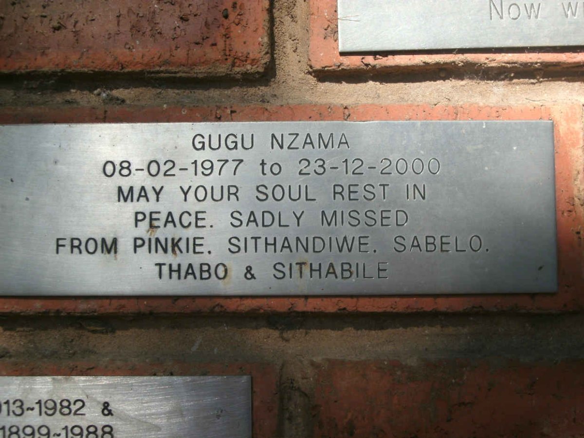 NZAMA Gugu 1977-2000
