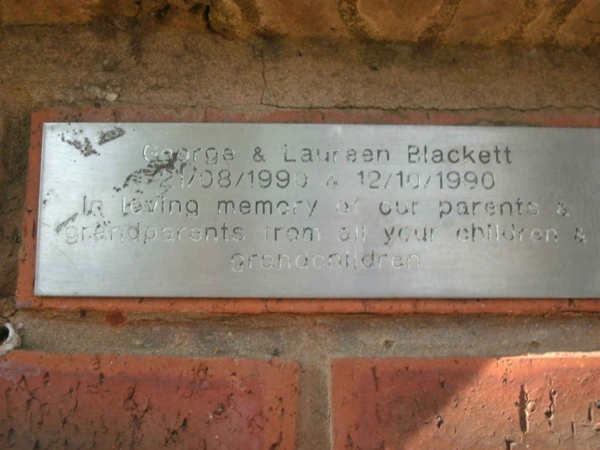 BLACKETT George -1990 &amp; Laureen -1990
