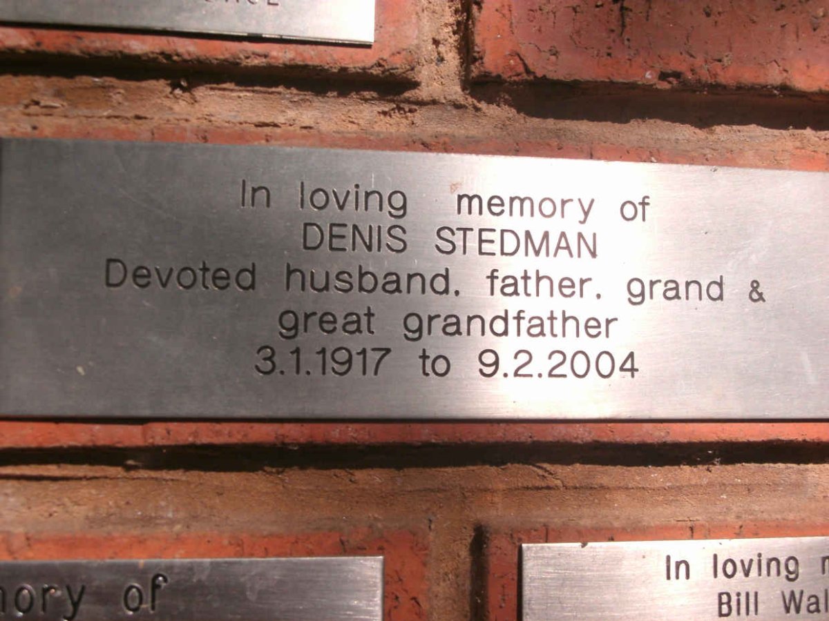 STEDMAN Denis 1917-2004