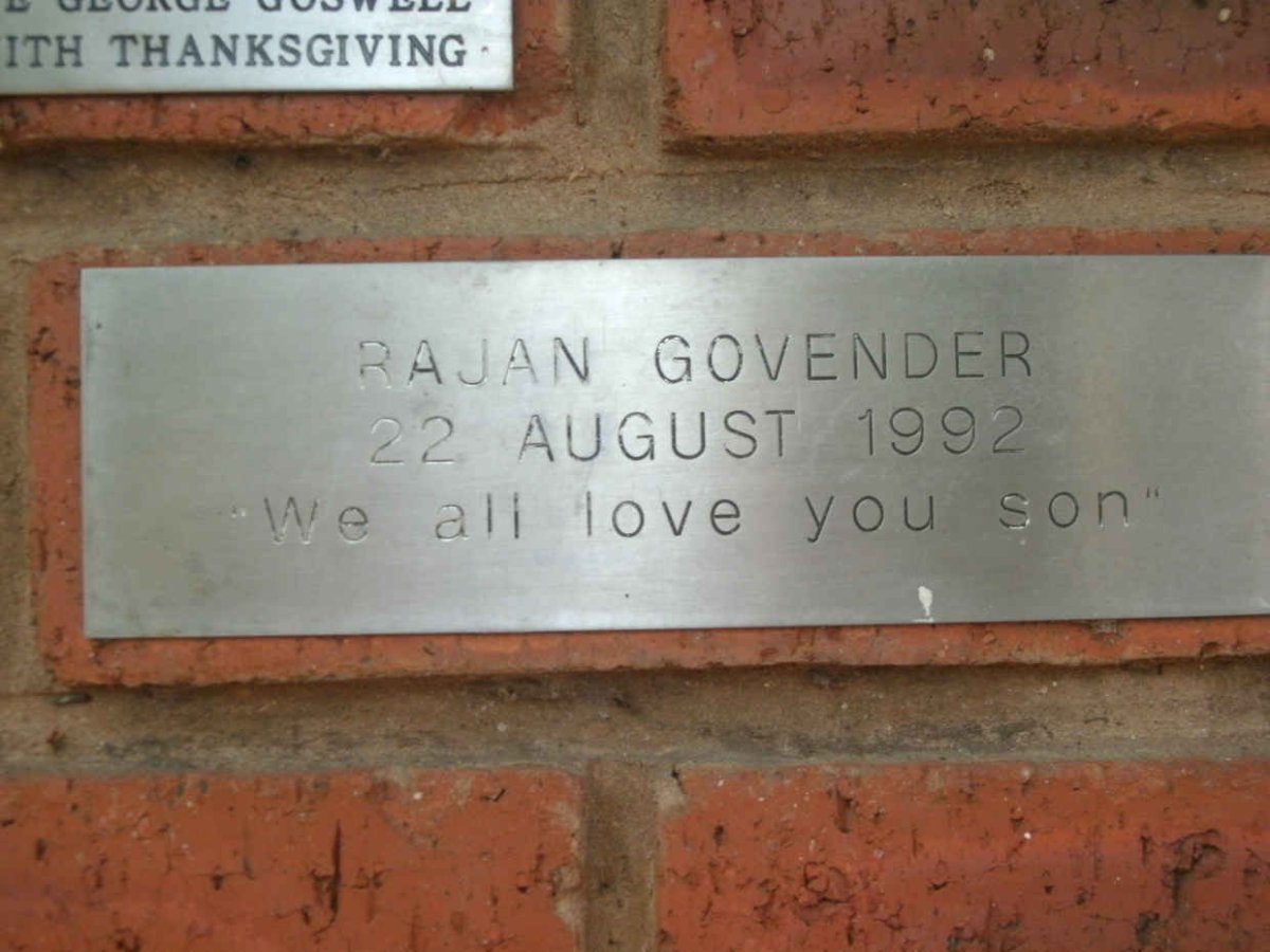 GOVENDER Rajan -1992