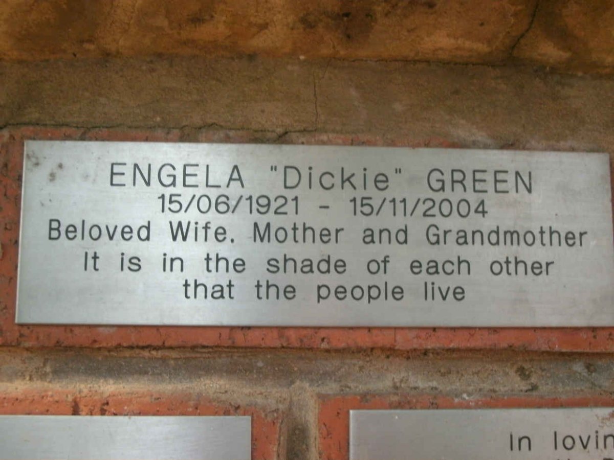 GREEN Engela 1921-2004