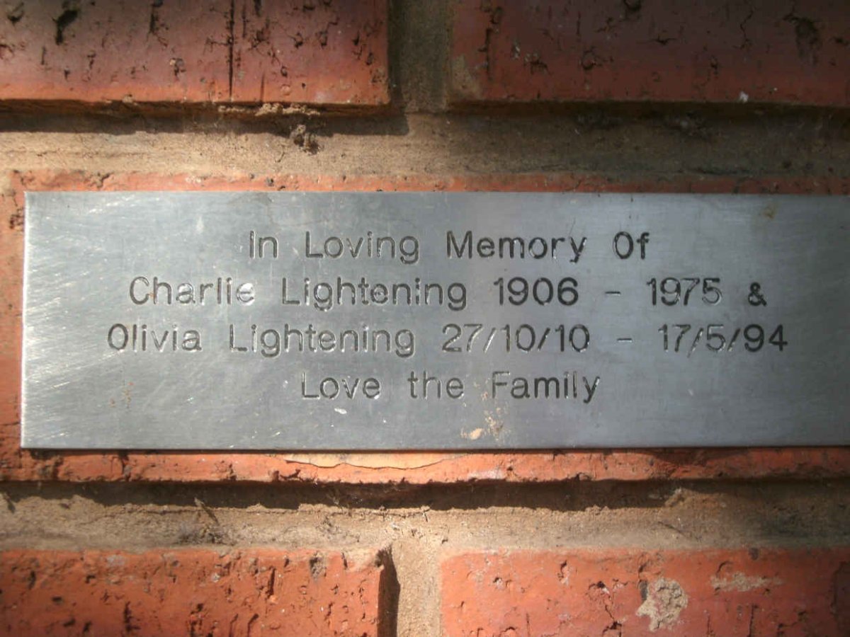 LIGHTENING Charlie 1906-1975 &amp; Olivia 1910-1994