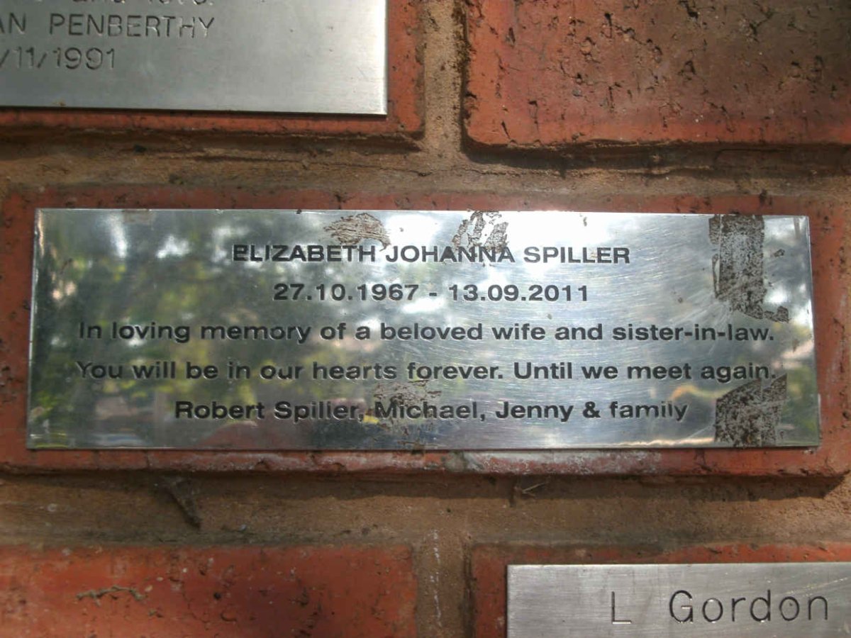 SPILLER Elizabeth Johanna 1967-2011