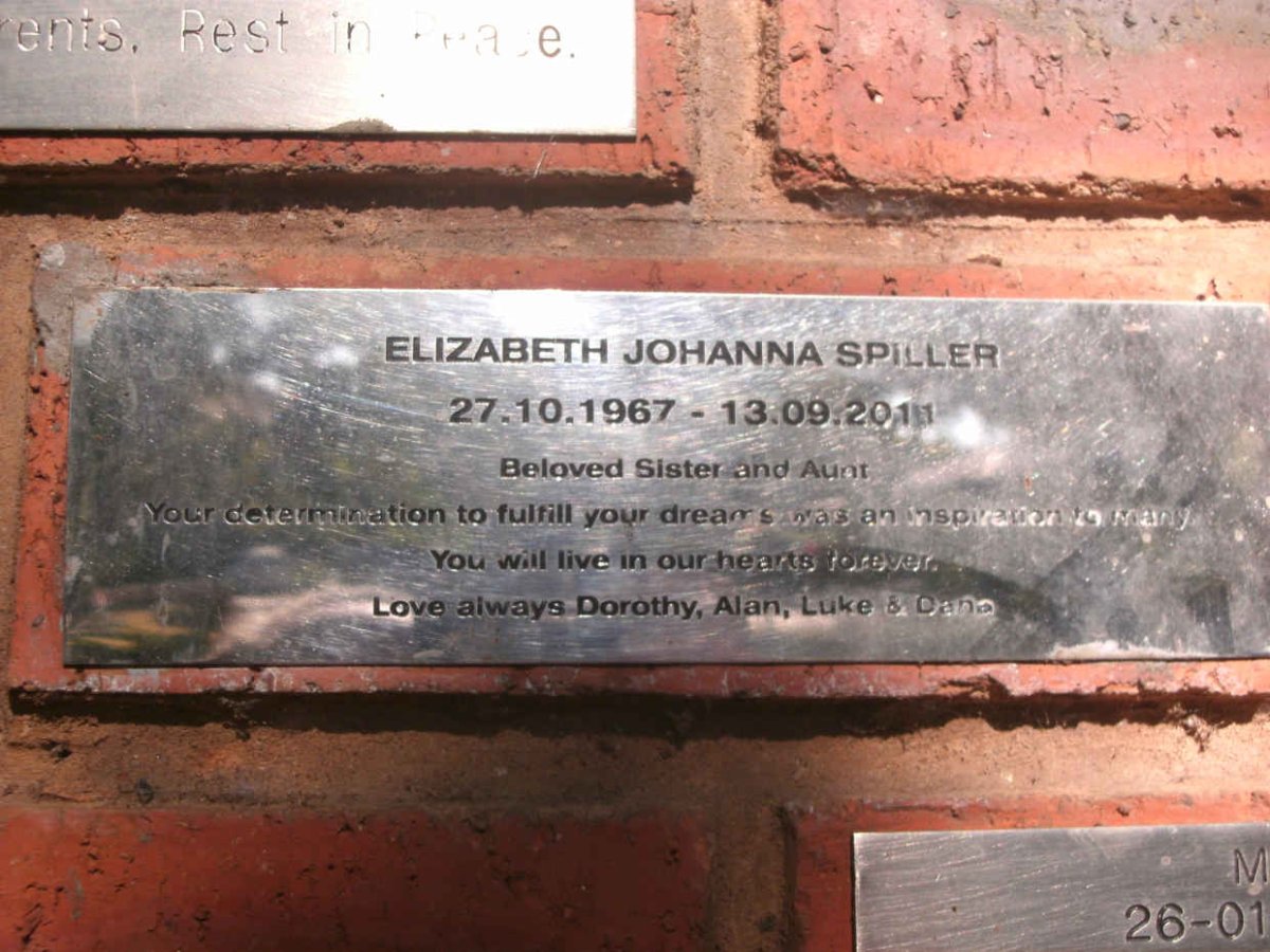 SPILLER Elizabeth Johanna 1967-2011