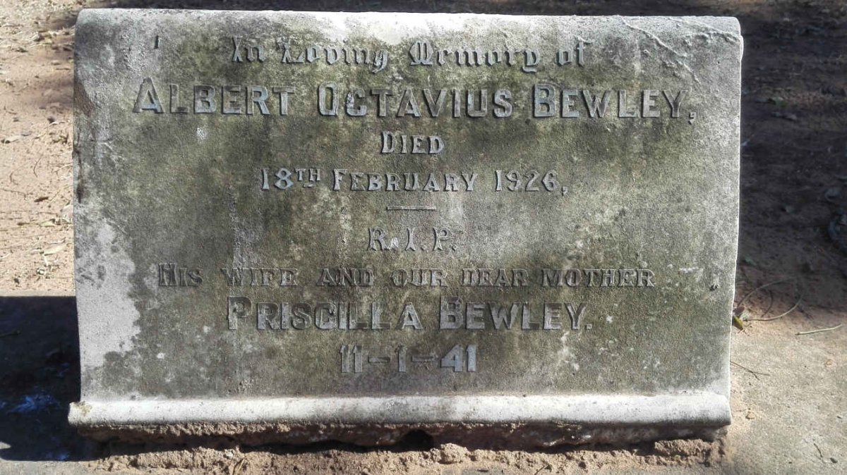 BEWLEY Albert Octavius -1926 &amp; Priscilla -1941