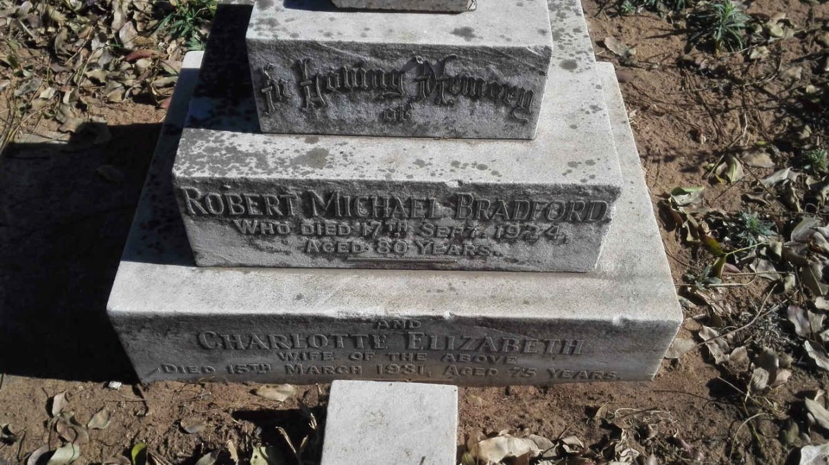 BRADFORD Robert Michael -1924 &amp; Charlotte Elizabeth -1931