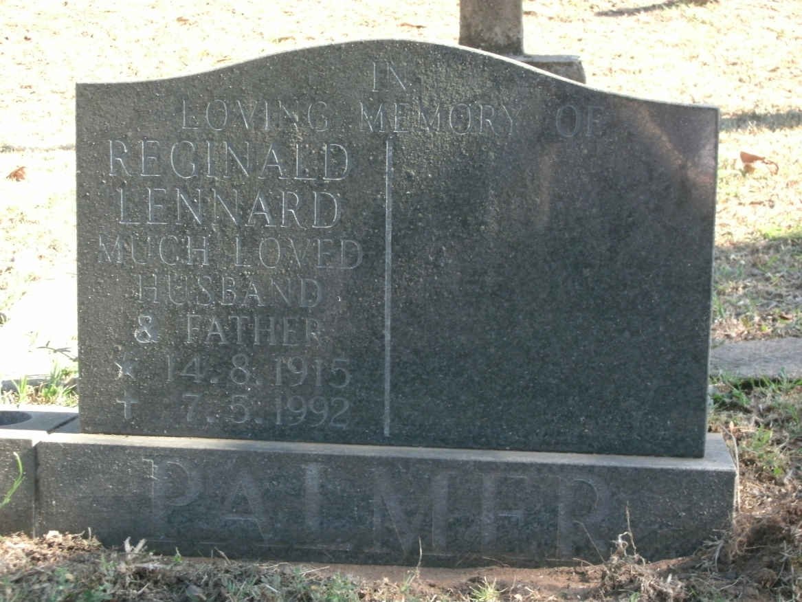 PALMER Reginald Lennard 1915-1992