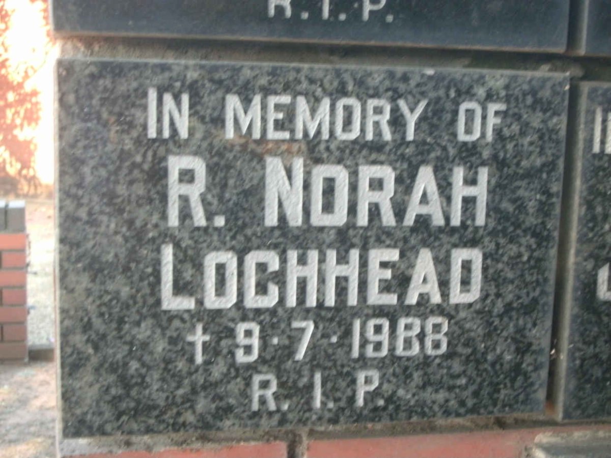 LOCHHEAD R. Norah -1988