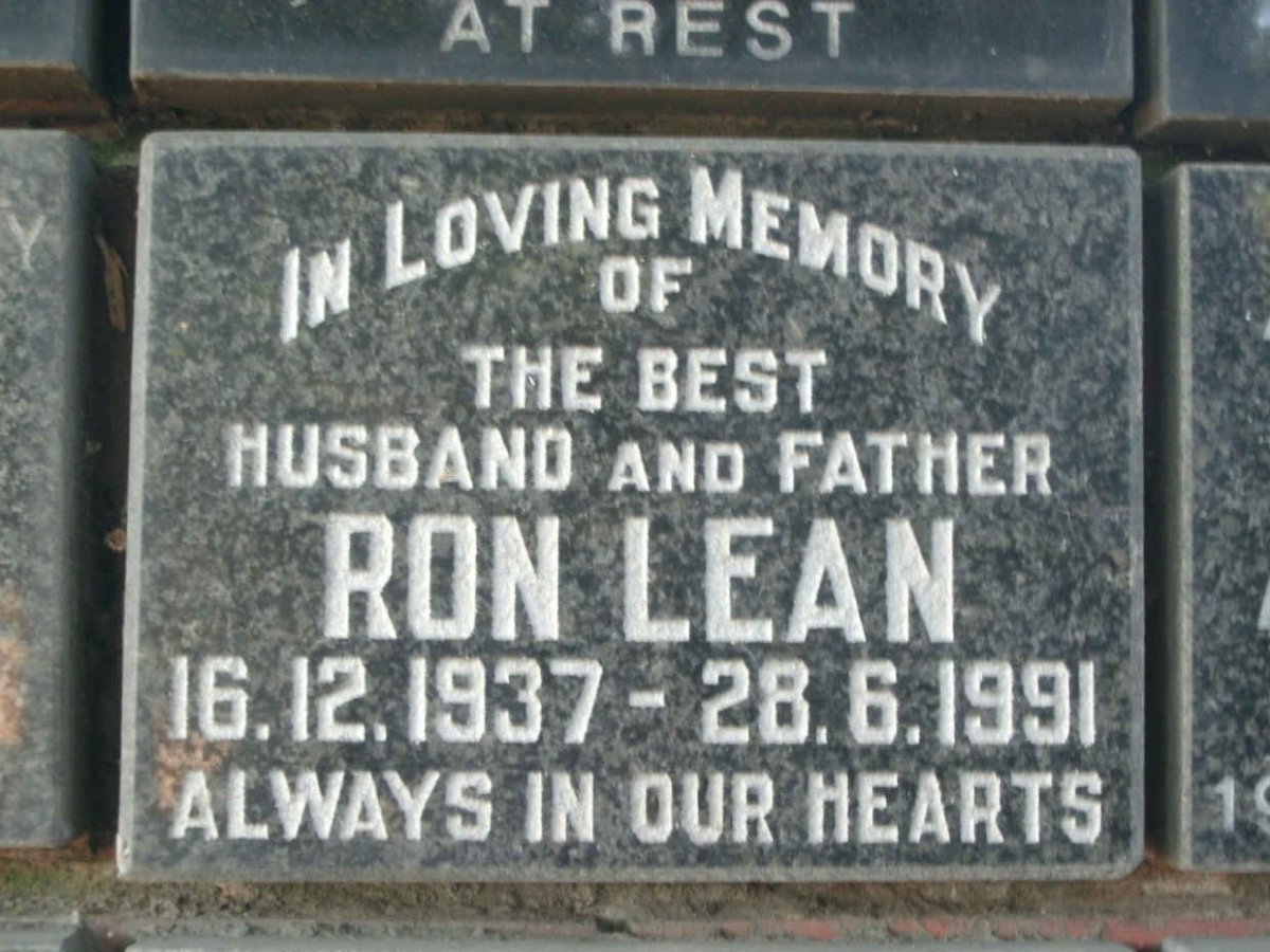 LEAN Ron 1937-1991