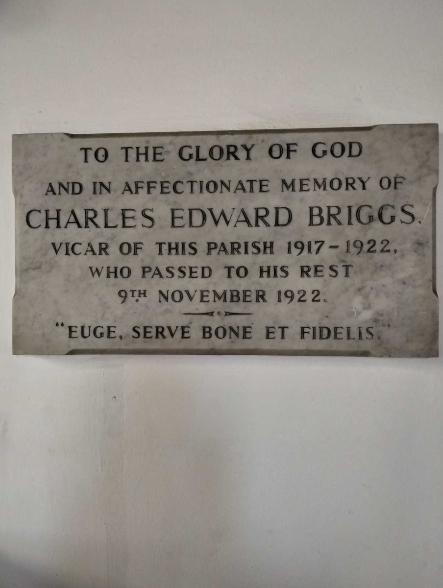 BRIGGS Charles Edward -1922