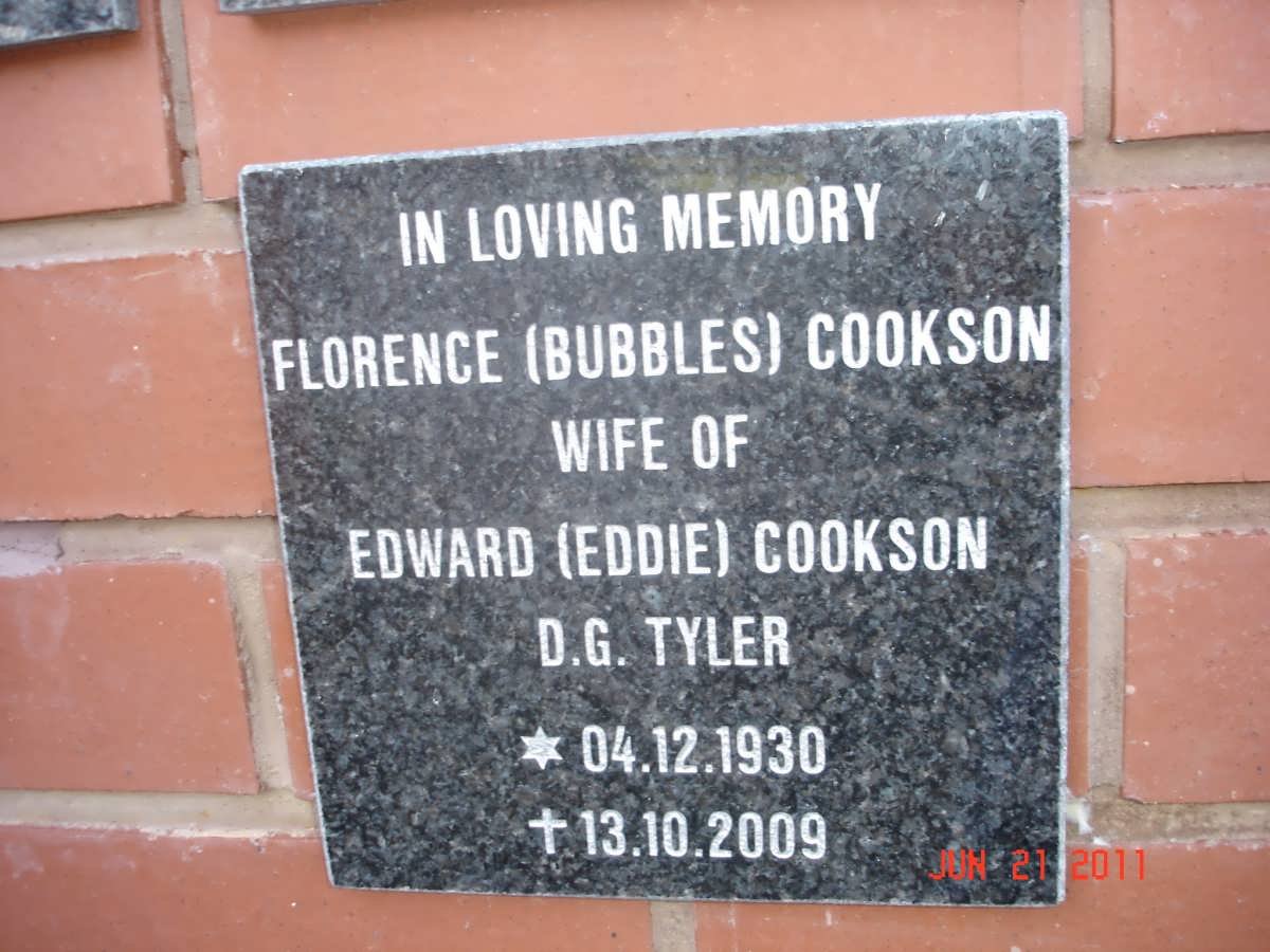 COOKSON Florence 1930-2009