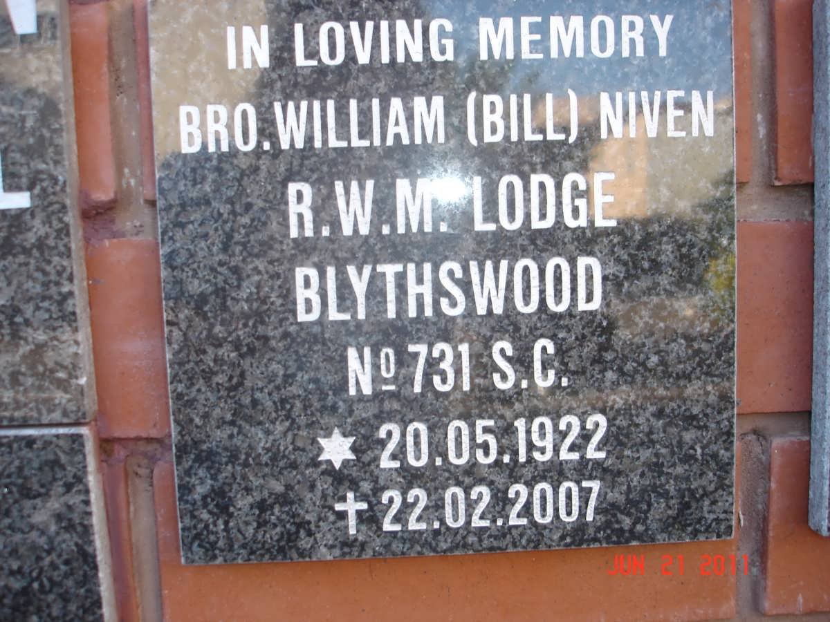 NIVEN William 1922-2007