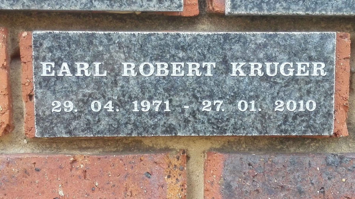 KRUGER Earl Robert 1971-2010