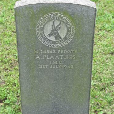 PLAATJIES A. -1943
