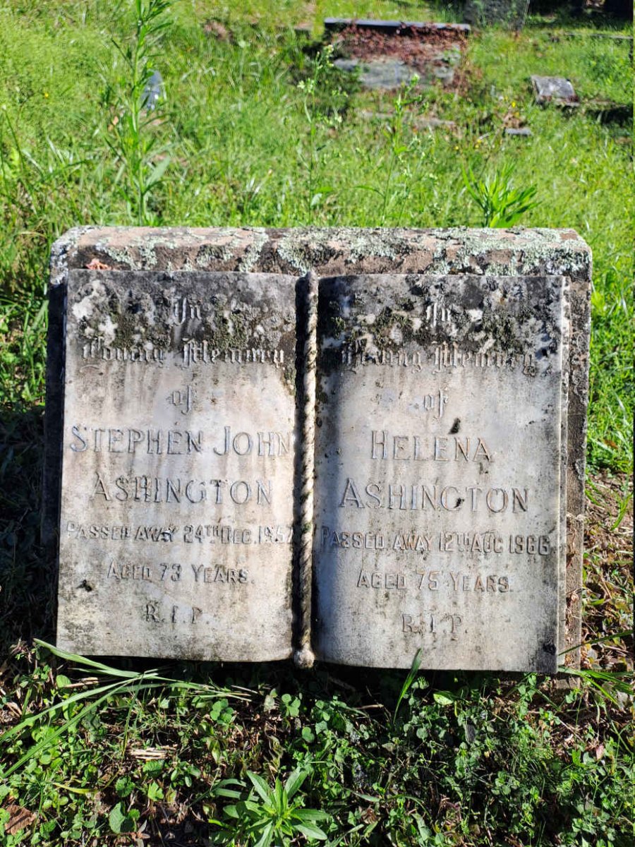 ASHINGTON Stephen John -1957 & Helena -1966