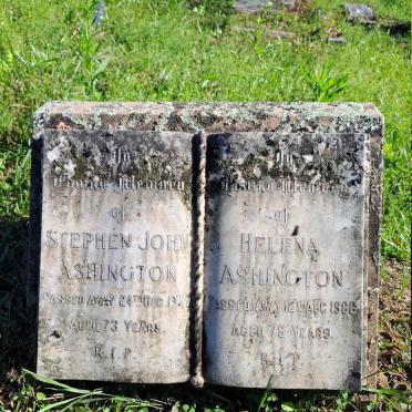 ASHINGTON Stephen John -1957 & Helena -1966