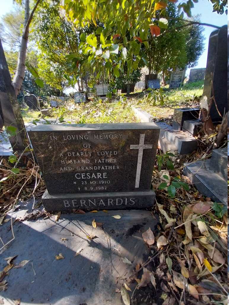 BERNARDIS Cesare 1910-1982