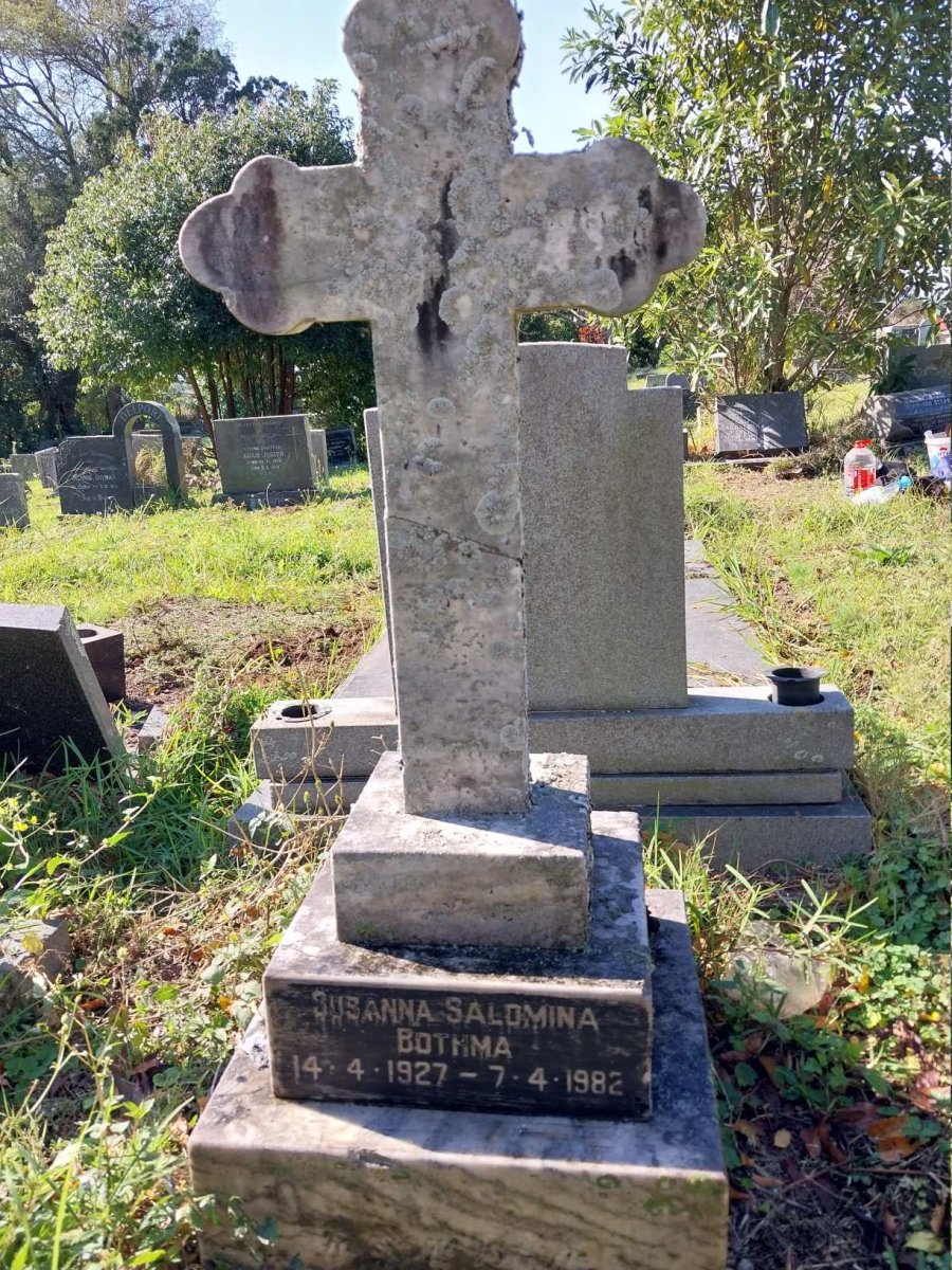 BOTHMA Susanna Salomina 1927-1982