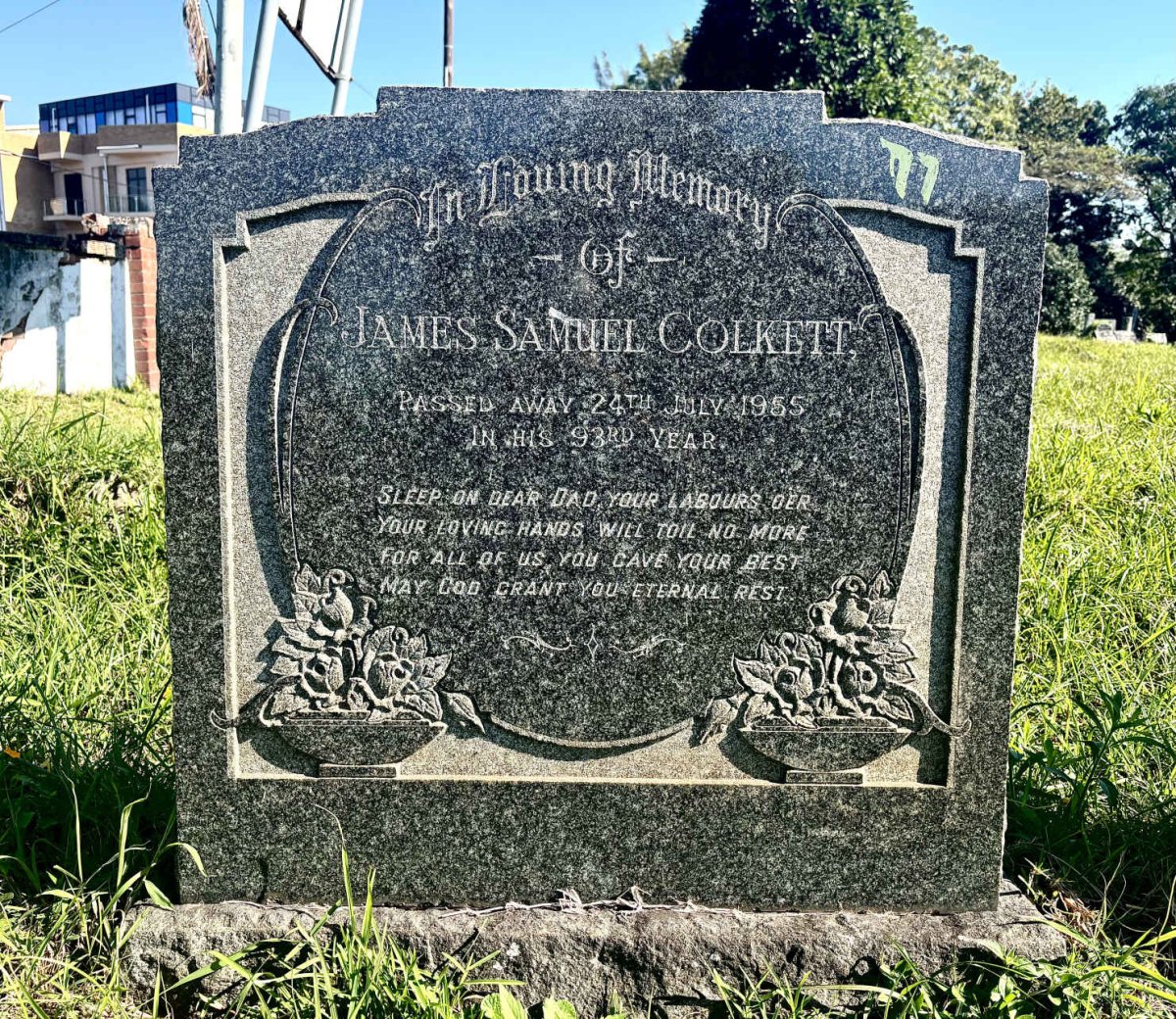 COLKETT James Samuel -1955