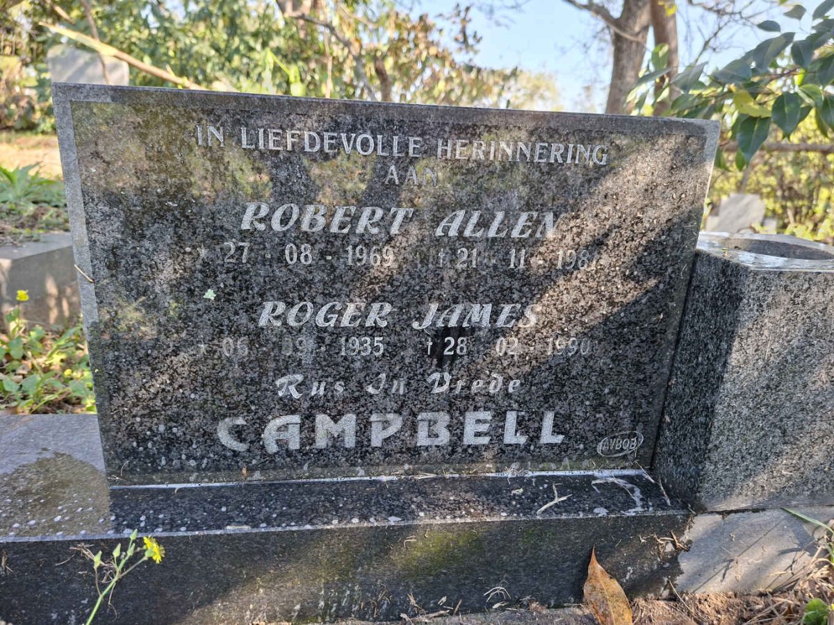 CAMPBELL Roger James 1935-1990 :: CAMPBELL Robert Allen 1969-1981
