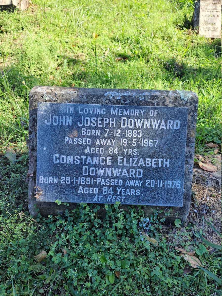 DOWNWARD John Joseph 1883-1967 & Constance Elizabeth 1891-1976