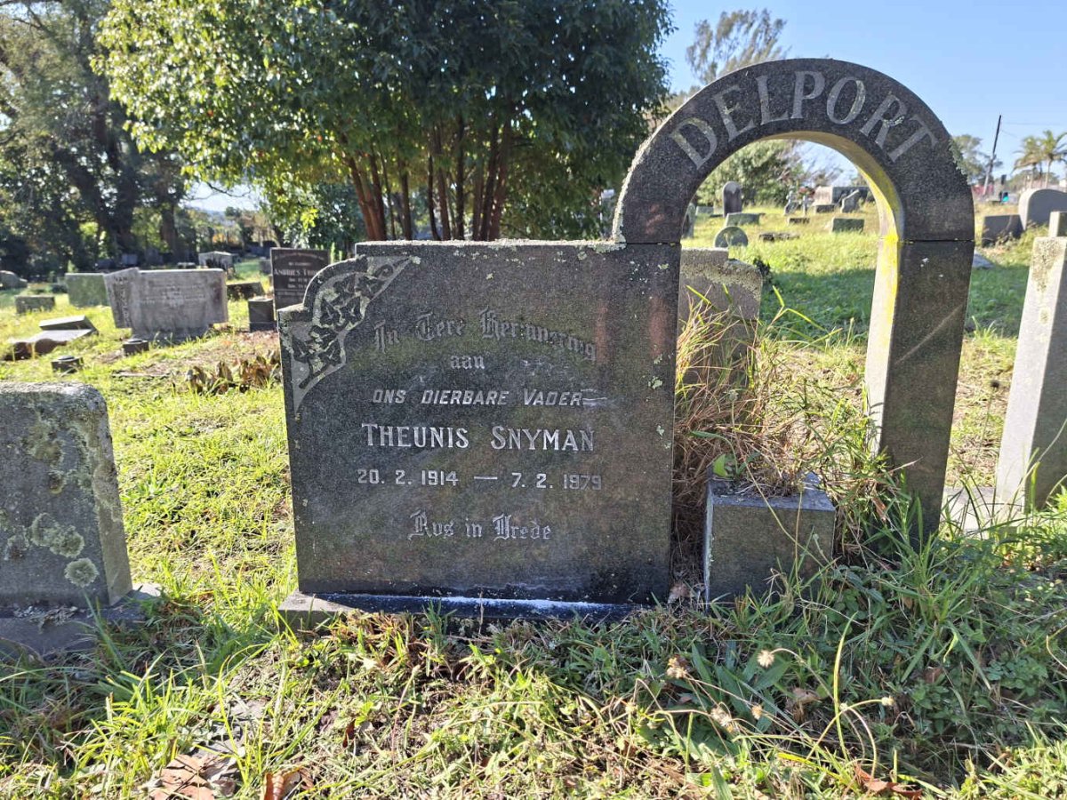 DELPORT Theunis Snyman 1914-1979