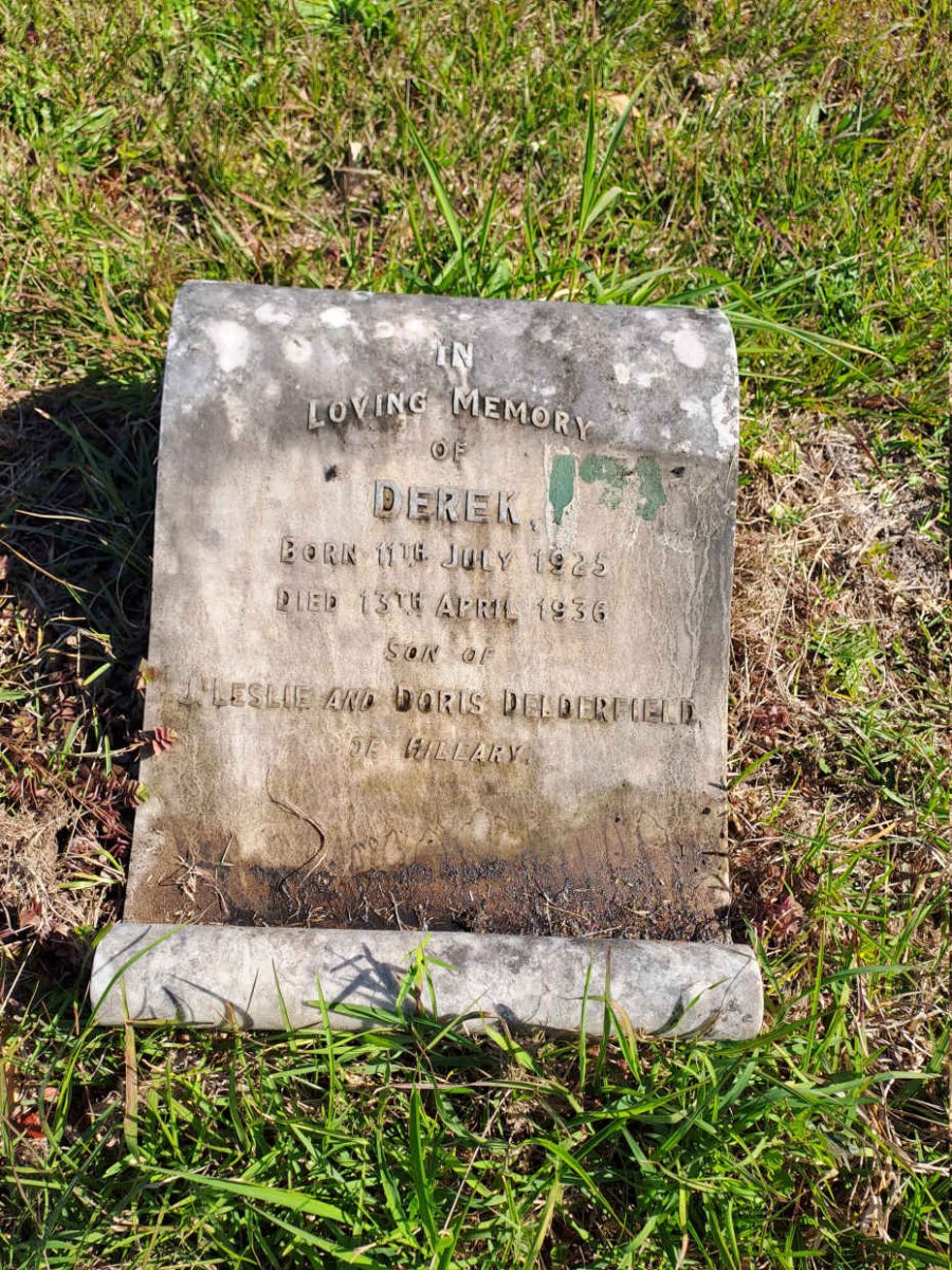 DELDERFIELD Derek 1925-1936