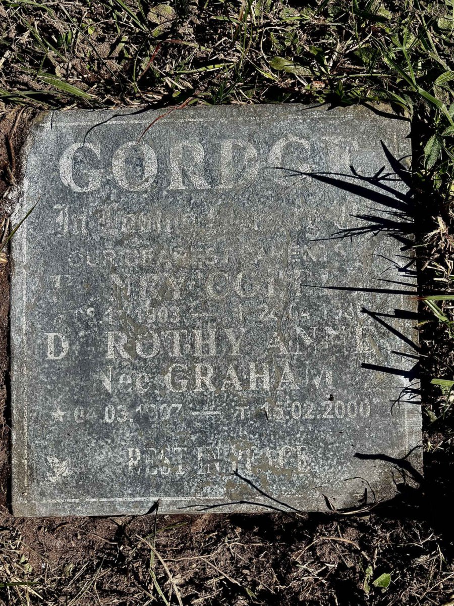 GORDGE Henry Coleby 1903-193? & Dorothy Anne GRAHAM 1907-2000