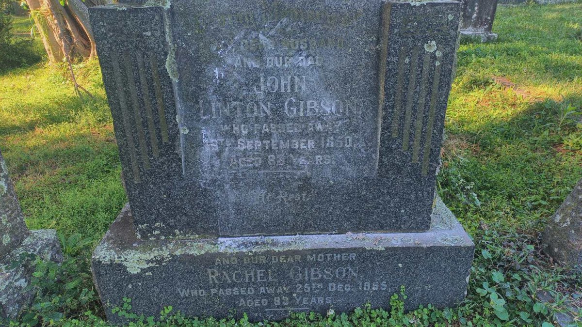 GIBSON John Linton -1950 & Rachel -1955