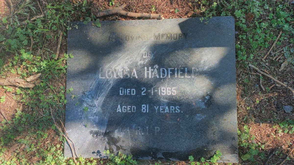 HADFIELD Louisa -1965