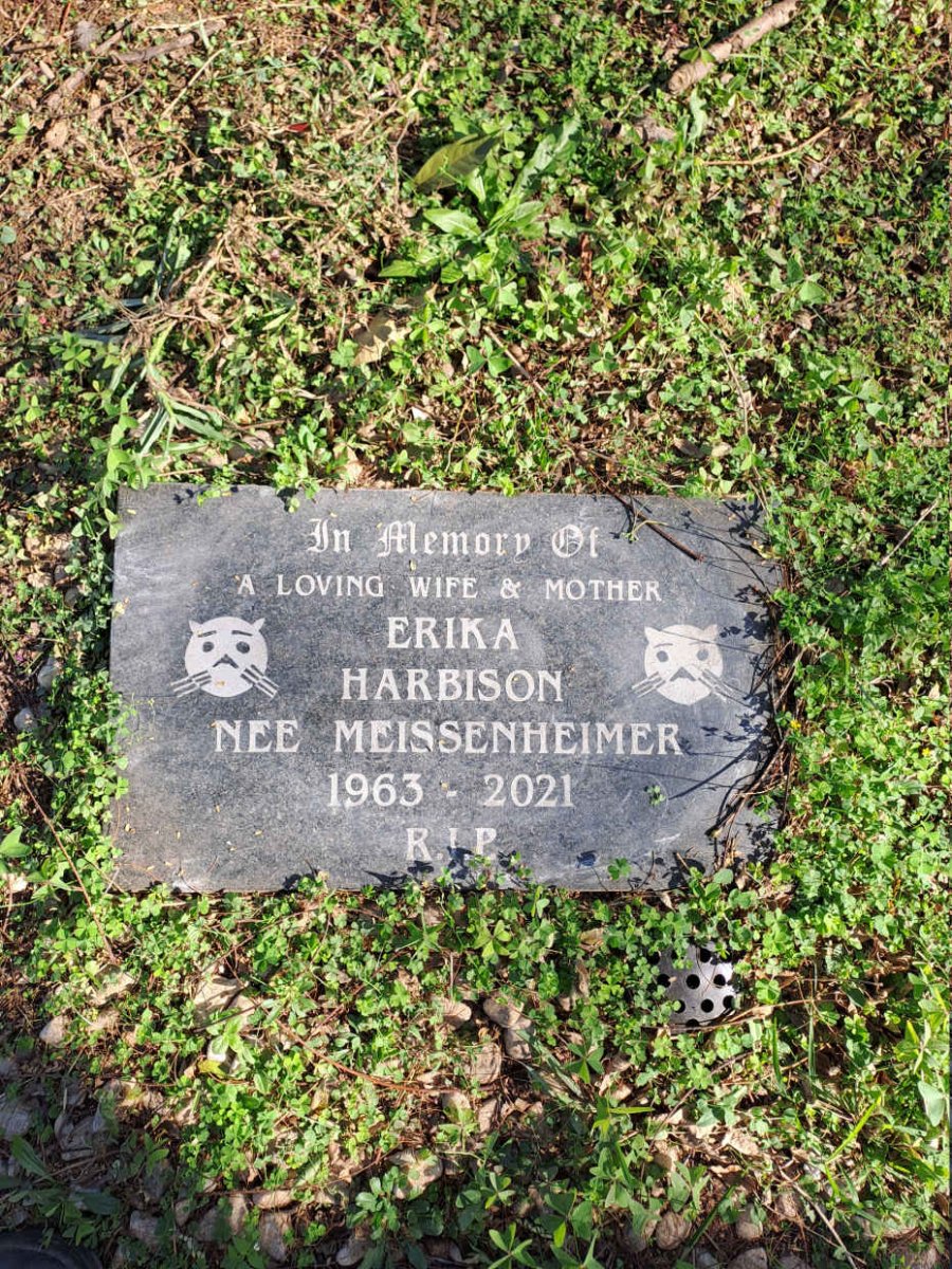 HARBISON Erika nee MEISSENHEIMER 1963-2021